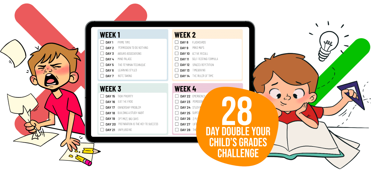 28 day double your child’s grades challenge