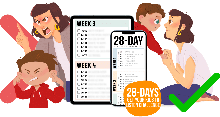 28 days get your kids to listen challenge