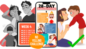 28day no yelling parenting challenge