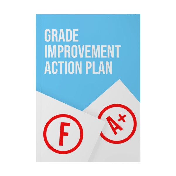 Grade Improvement Action Plan Mockup